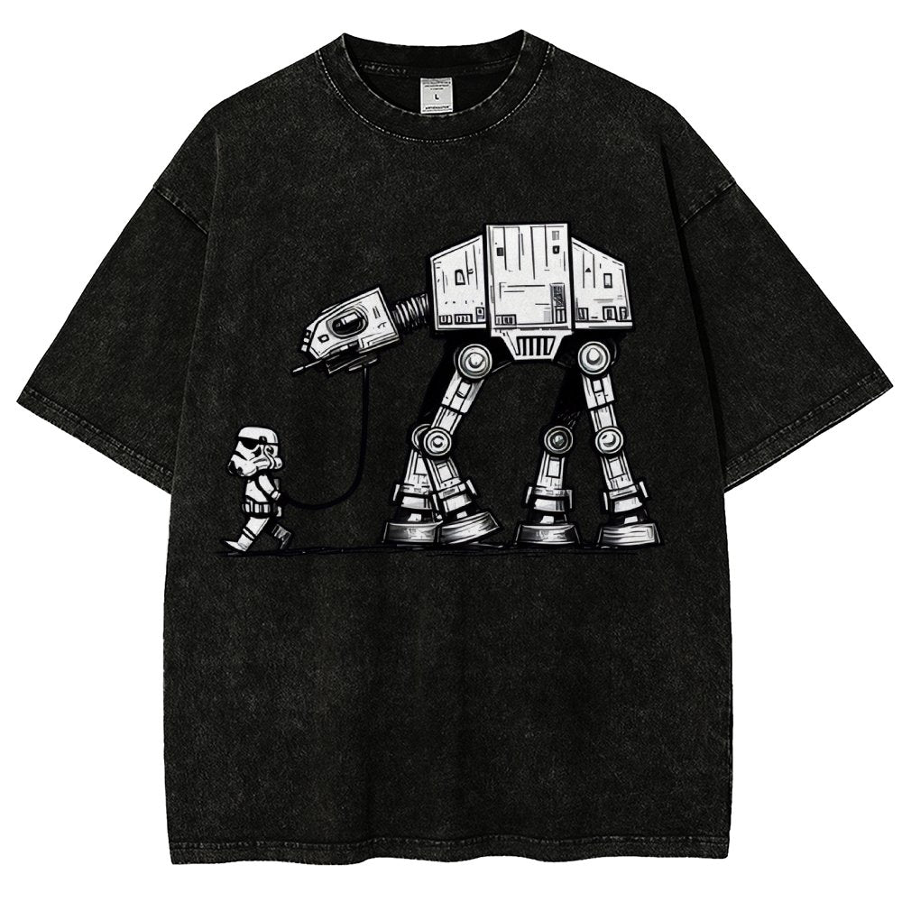 Empire Robot Dog - Galactic Skirmishes Vintage Distressed T-shirt
