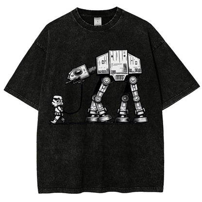 Empire Robot Dog - Galactic Skirmishes Vintage Distressed T-shirt