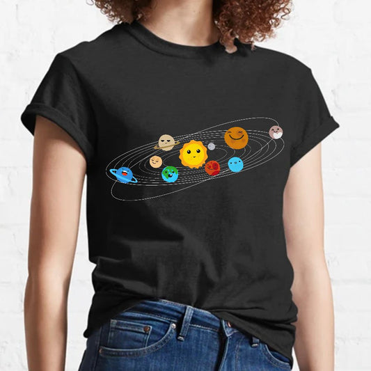 Solar System Nerdy T-Shirt