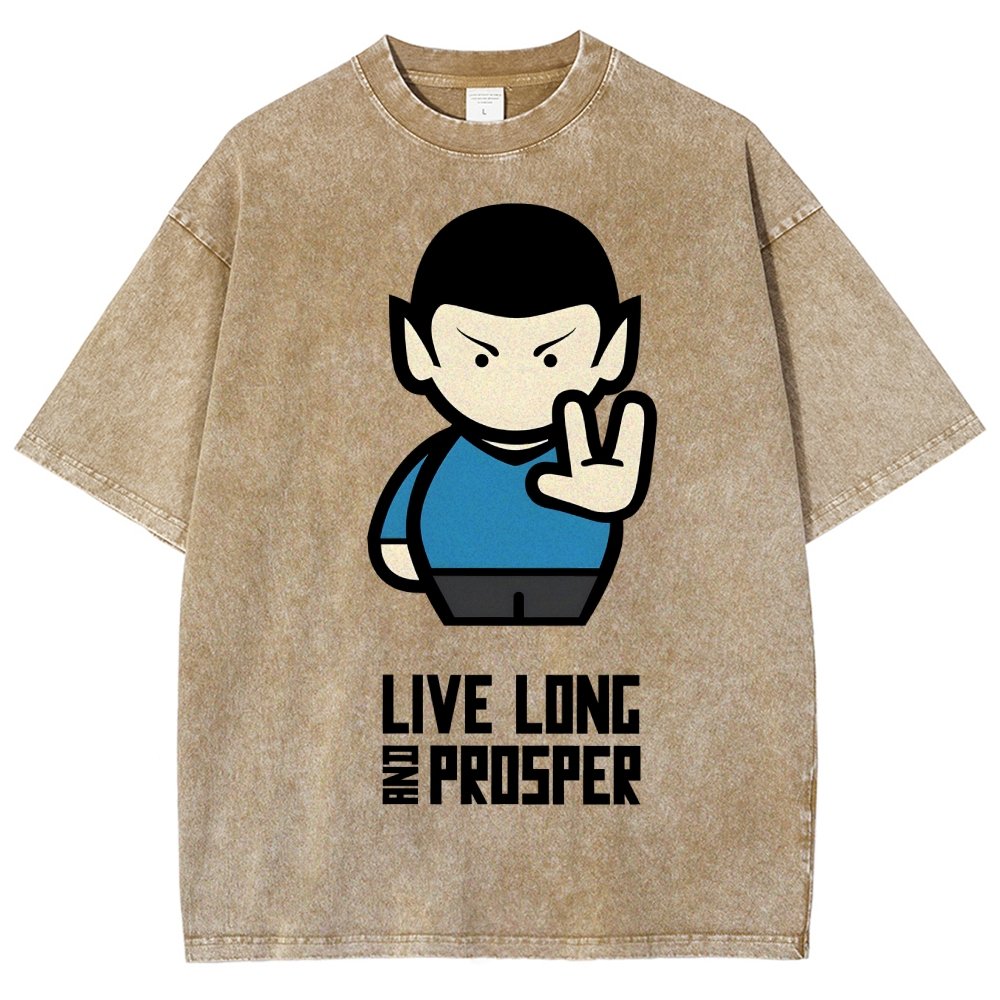 Live Long Vintage Distressed T-shirt