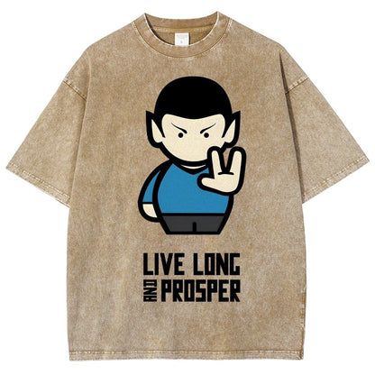 Live Long Vintage Distressed T-shirt