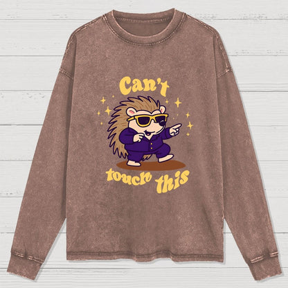 Can't touch this Washed Long Sleeve Tee