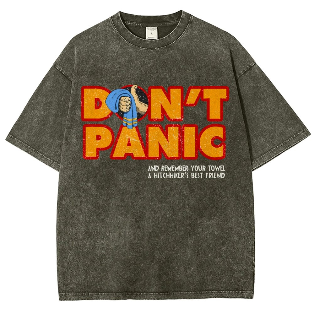 Pon't Panic Vintage Distressed T-shirt