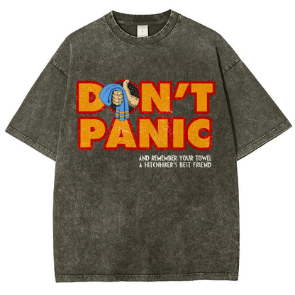 Pon't Panic Vintage Distressed T-shirt