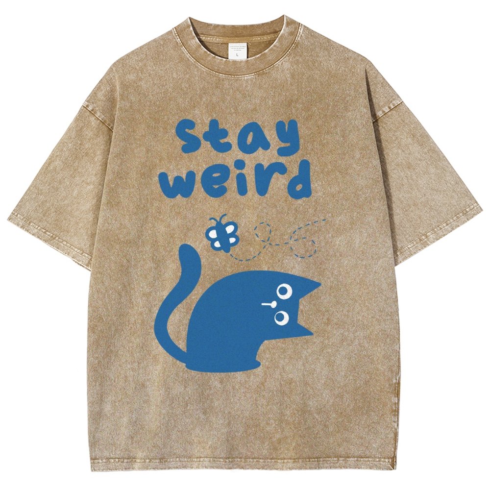 Weird Forever Vintage Distressed T-shirt