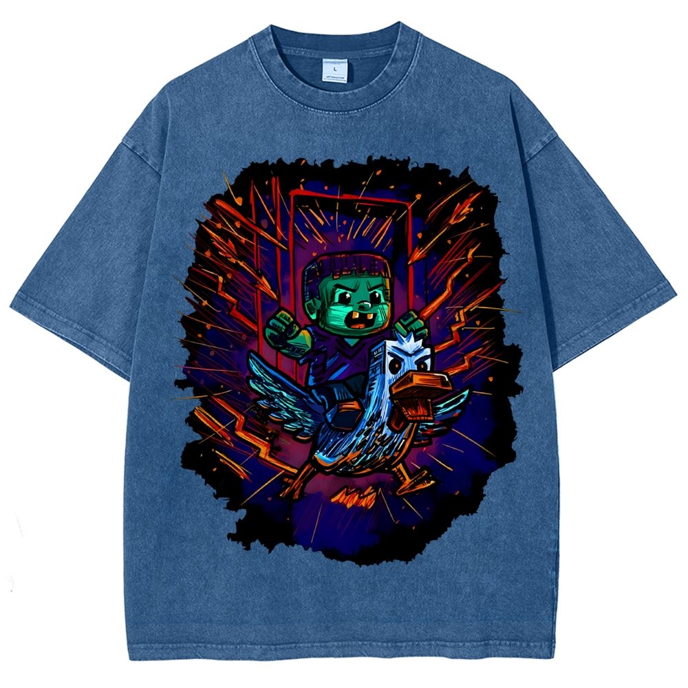 What the Cluck Vintage Distressed T-shirt