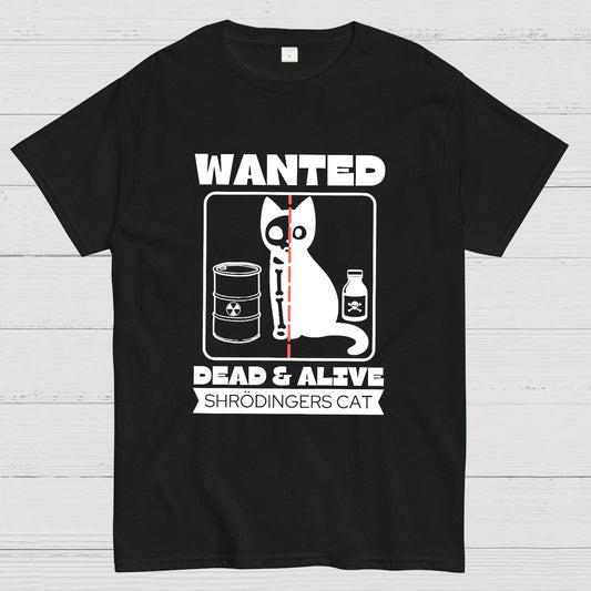 Shrodingers Cat , Funny Cat Geeky T-Shirt