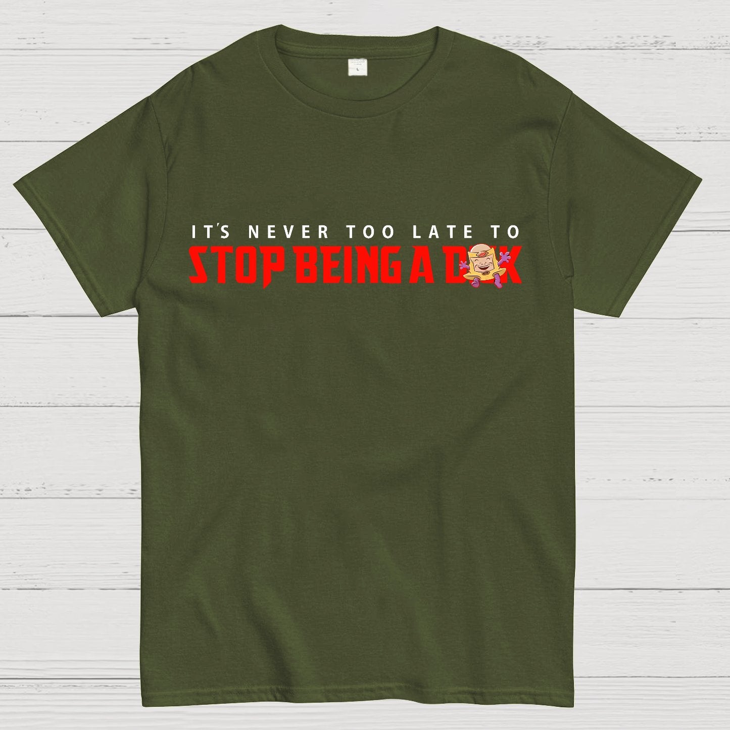 Stop Being A D**k Geek T-Shirt