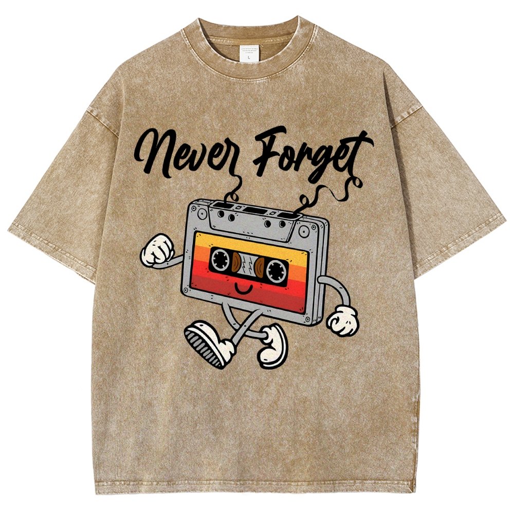 Never forget Vintage Distressed T-shirt