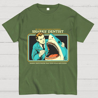 Sharks Dentist Geek T-Shirt