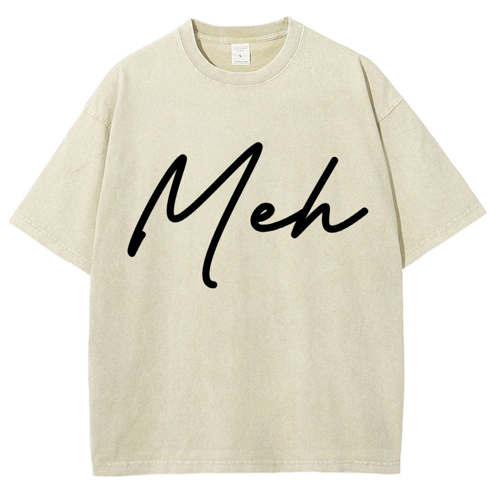 Meh Vintage Distressed T-shirt