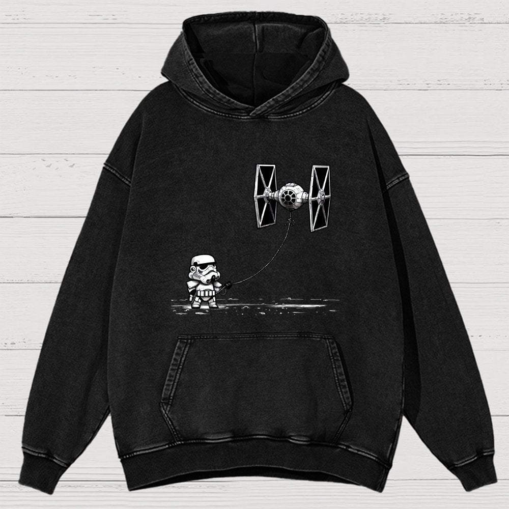 Flying The Realm Group's Kite Vintage Distressed Hoodie