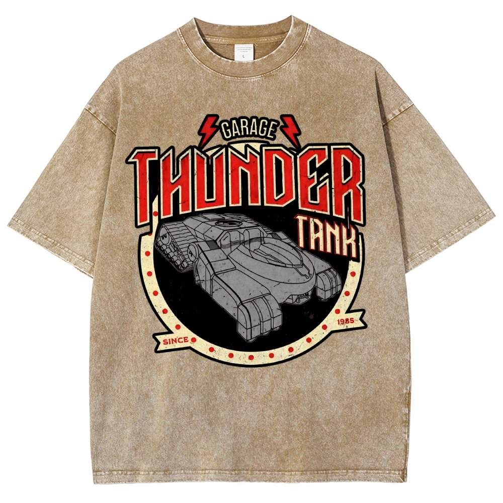 Thunder Tank Garage Buy Now Vintage Distressed T-shirt