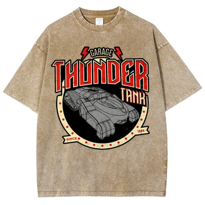 Thunder Tank Garage Buy Now Vintage Distressed T-shirt