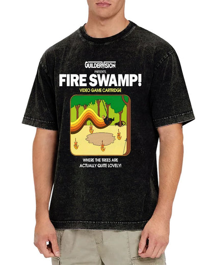 Retro Blazing Marsh Vintage Distressed T-shirt