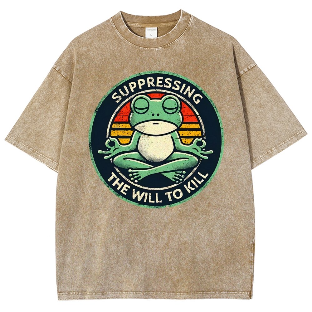 Suppressing The Will To Kill Vintage Distressed T-shirt