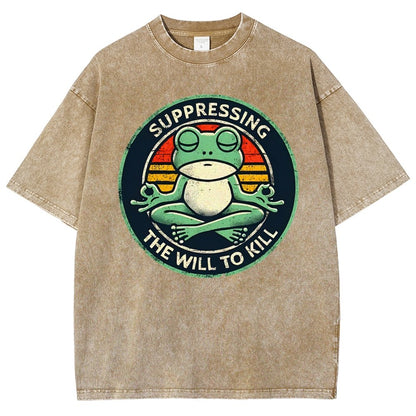 Suppressing The Will To Kill Vintage Distressed T-shirt