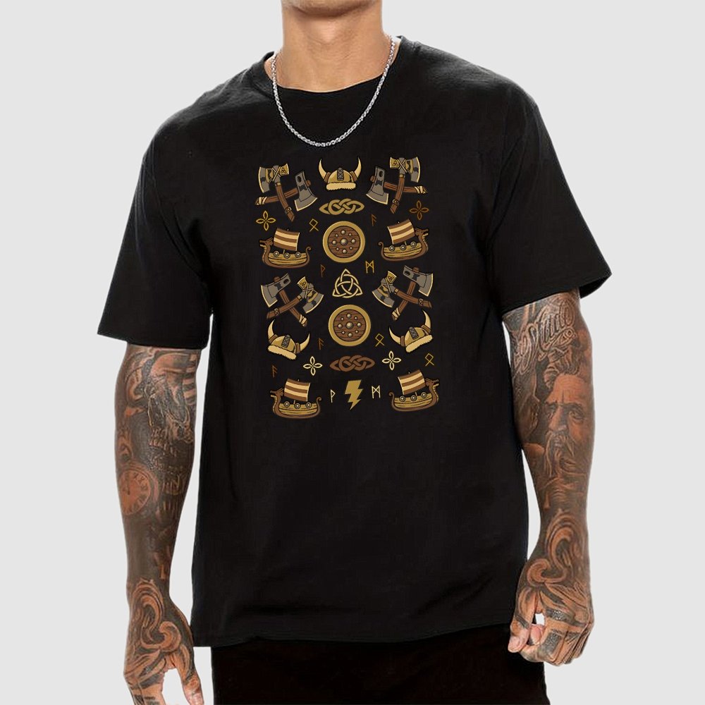 Fantasy Vikings Geek T-Shirt