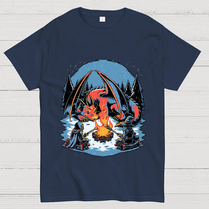 Cozy Dragon Fantasy Geek T-Shirt