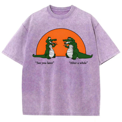 See You Later Alligator Vintage Distressed T-shirt