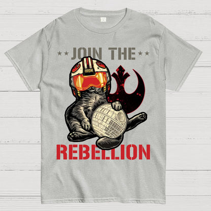Join the Cat Rebellion Geek T-Shirt