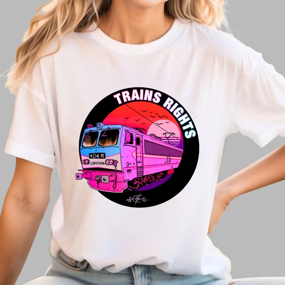 Trains Rights Geek T-Shirt