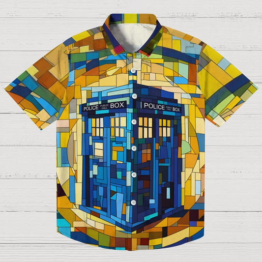 Cubist Time And Space Geek Hawaiian Shirt