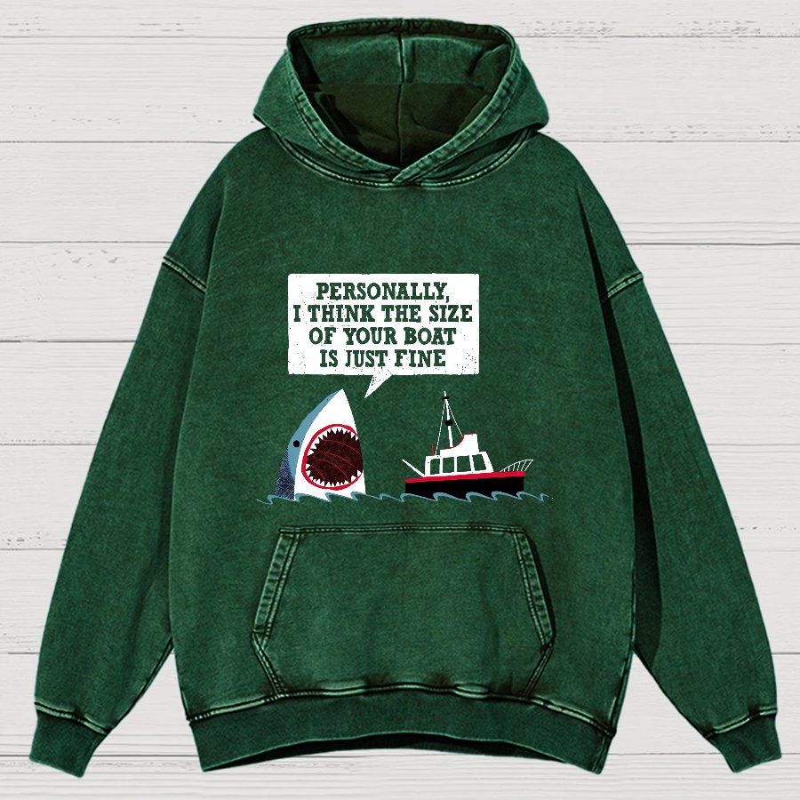 Polite Sea Monster Nerdy Vintage Distressed Hoodie