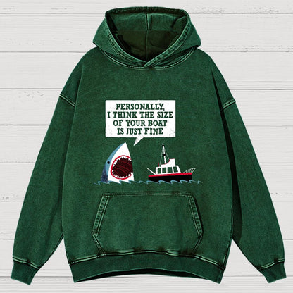 Polite Sea Monster Nerdy Vintage Distressed Hoodie