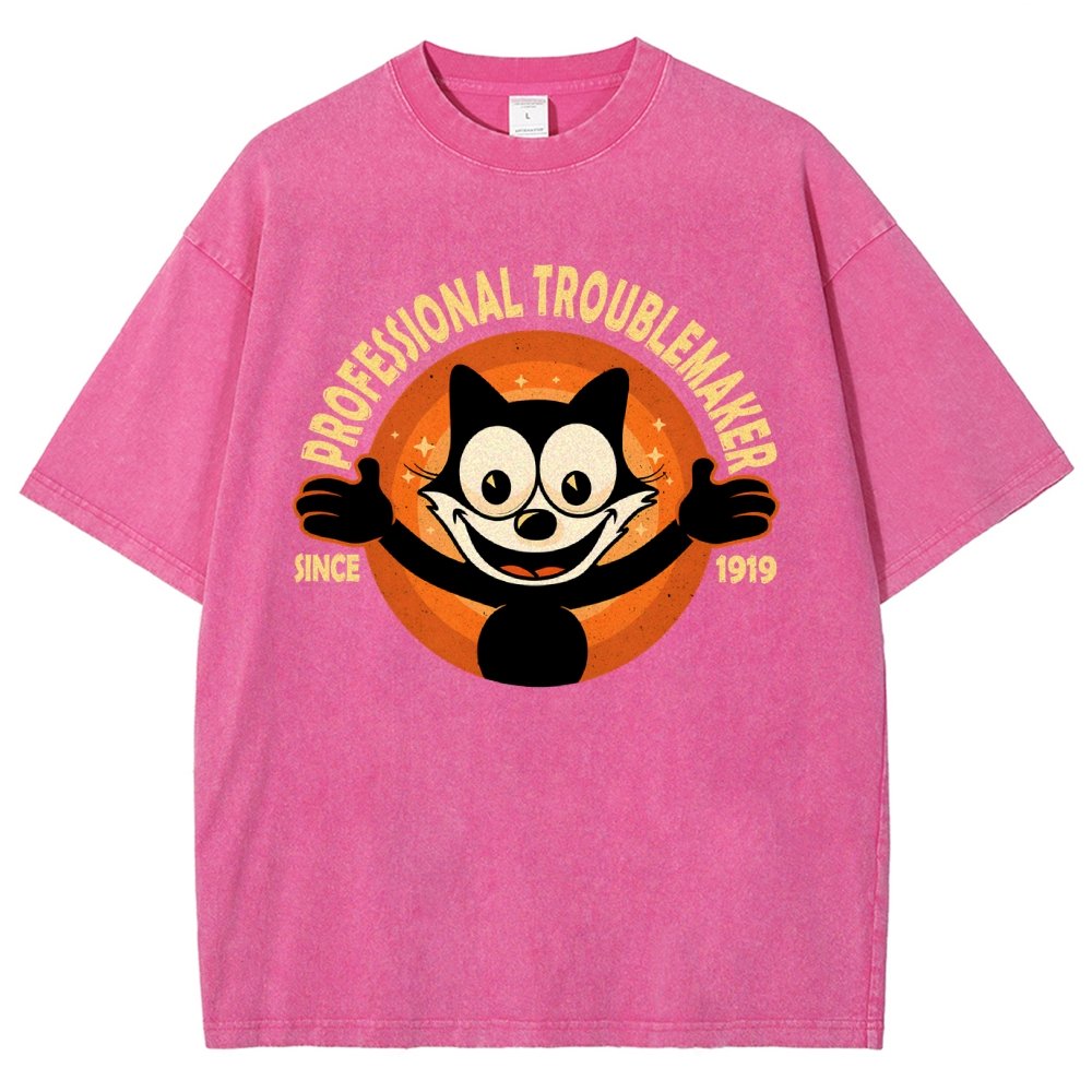 Professional Troublemaker Vintage Distressed T-shirt
