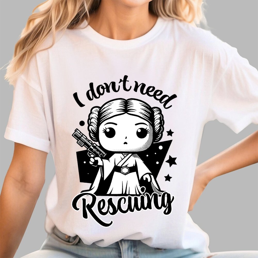 I Don't Need Rescuing Geek T-Shirt
