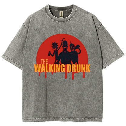 The Walking Drunk Vintage Distressed T-shirt