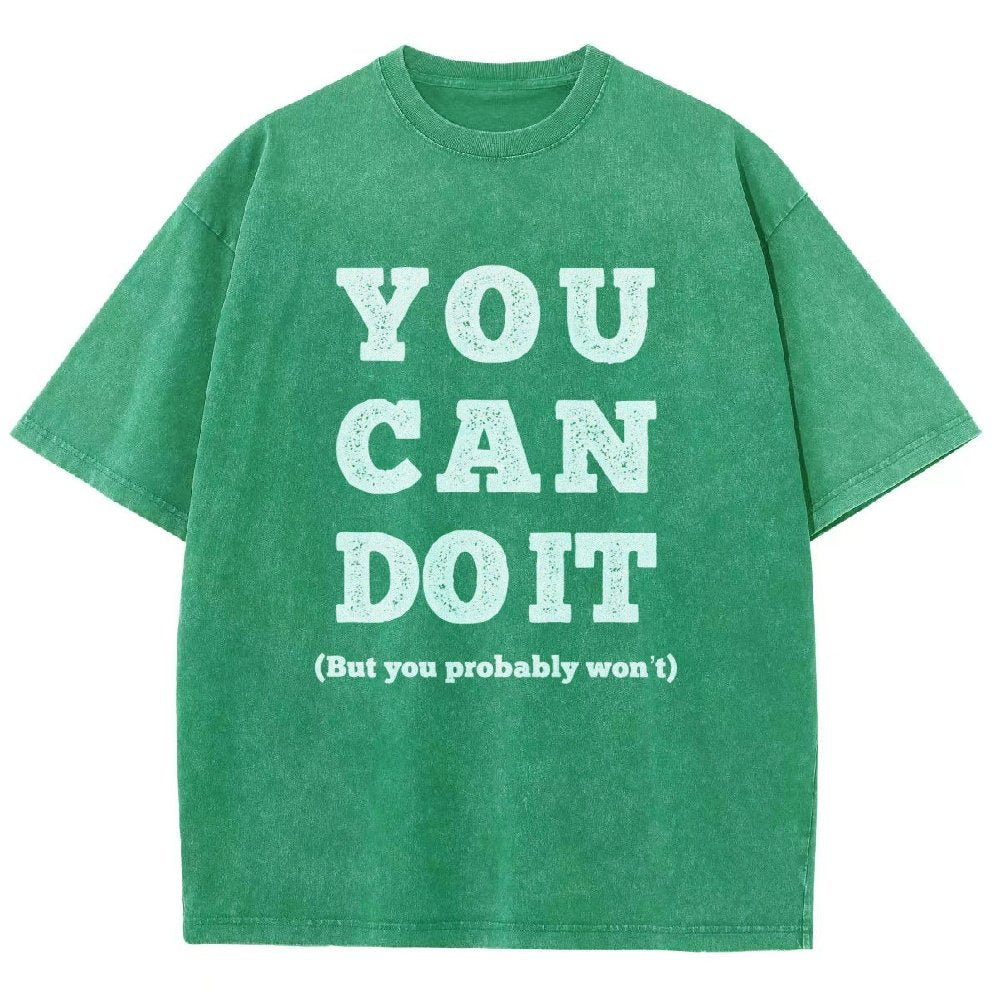 You Can Do It Vintage Distressed T-shirt