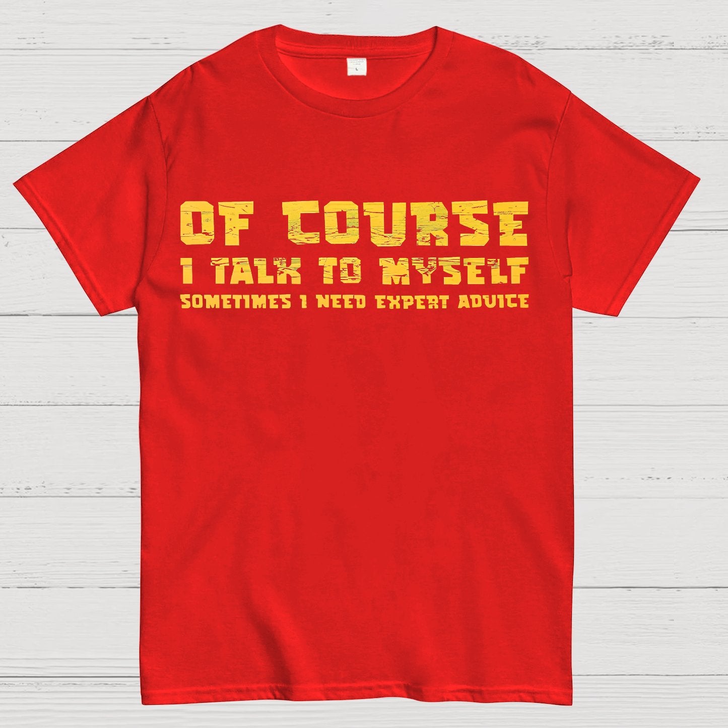Of Course I Talk To My Self Geek T-Shirt