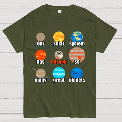 Not You, Pluto Nerd Geek T-Shirt