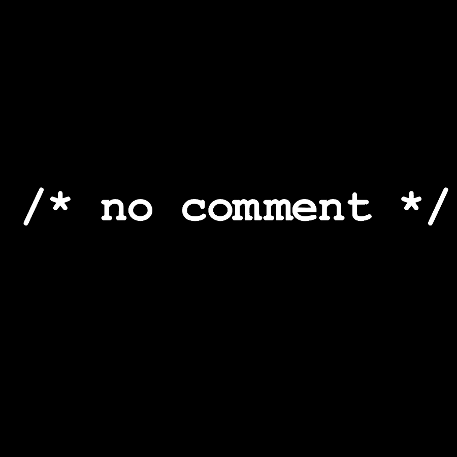 No comment  Geek T-Shirt