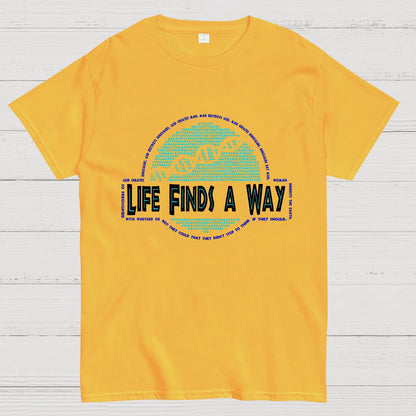 Dino DNA Typography Nerdy T-Shirt