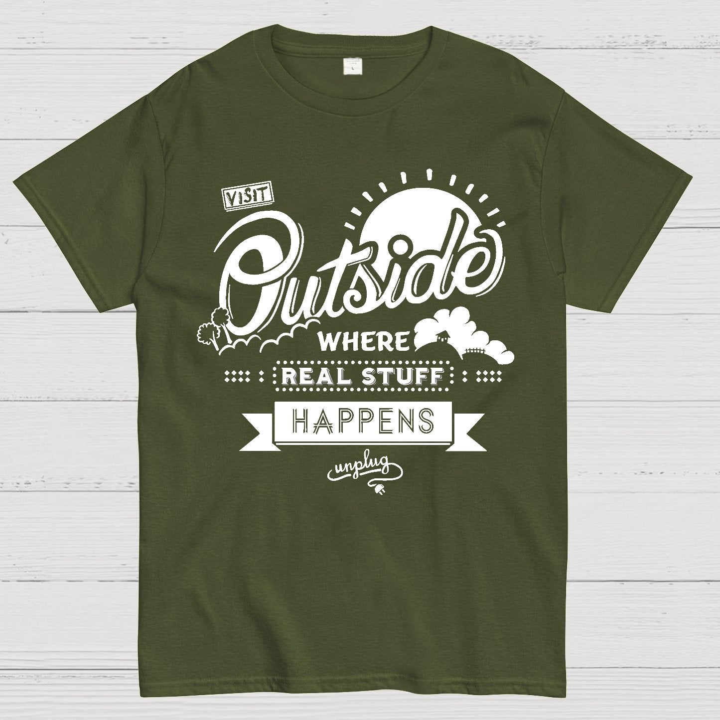 Visit Outside Geek T-Shirt