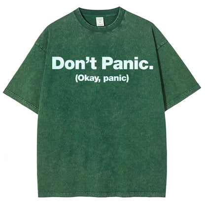 Okay Panic Vintage Distressed T-shirt
