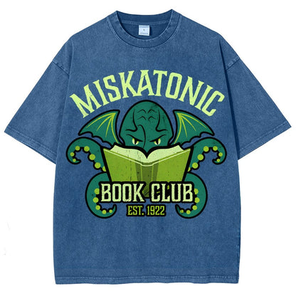 Mystic Book Club Vintage Distressed T-shirt