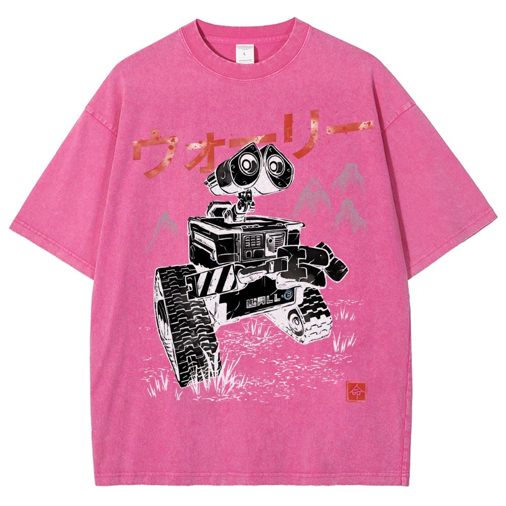 EcoBot Sumi-E Vintage Distressed T-shirt