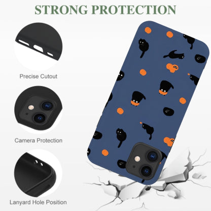 Halloween Pumpkin Black Cat Phone Cases