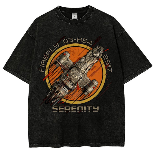 Space Explorer Vintage Distressed T-shirt