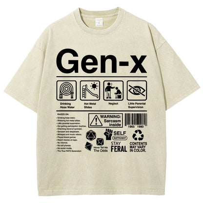 Gen X Label Vintage Distressed T-shirt