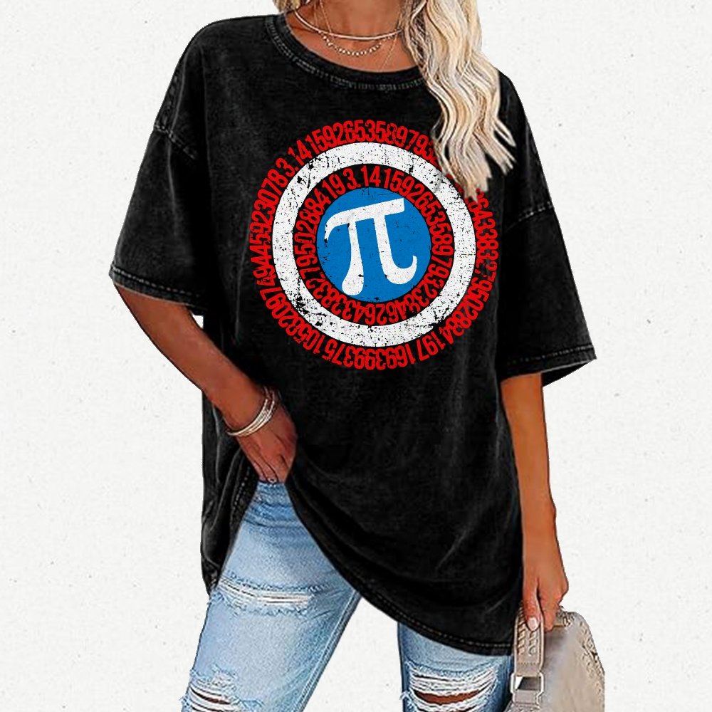 Happy Pi Day Nerd Vintage Distressed T-shirt