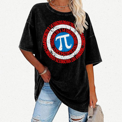 Happy Pi Day Nerd Vintage Distressed T-shirt