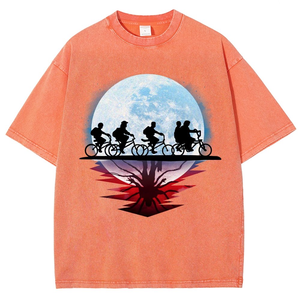 Strange Moon Vintage Distressed T-shirt