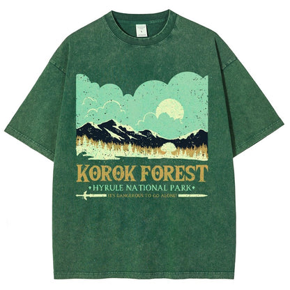 Legendary Forest Vintage Distressed T-shirt