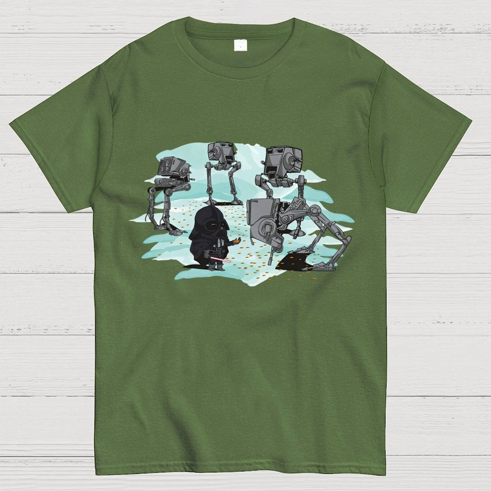 Das Feeds The Robotic Bird Geek T-Shirt