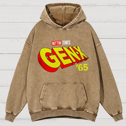 Gen-X ’65 Vintage Distressed Hoodie